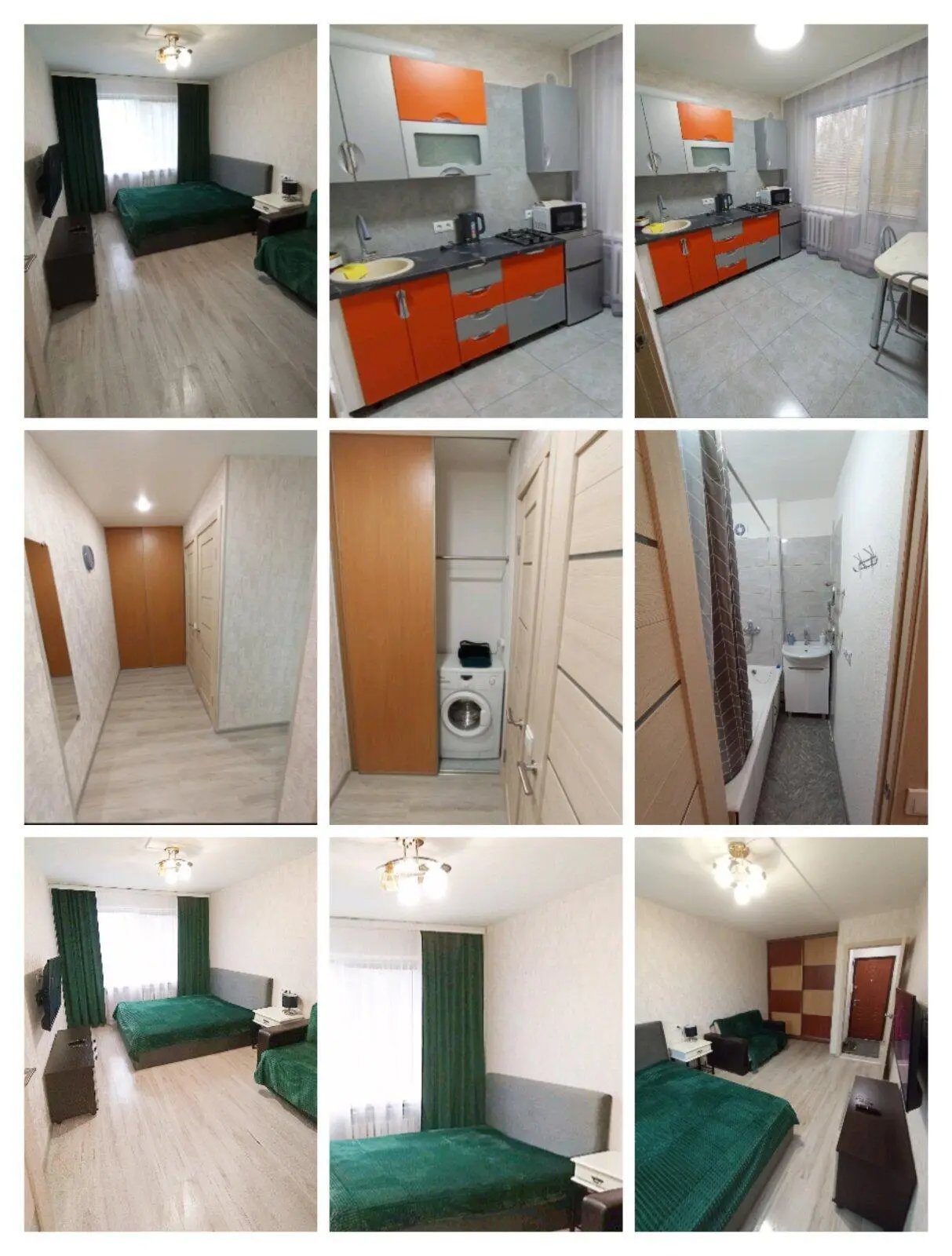 Interior of apartment for daily rent, Borisov, Chalovskaya St. 17